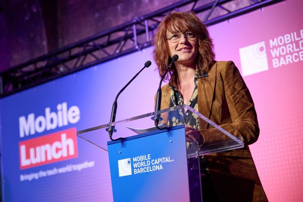Laia Bonet durante su discurso