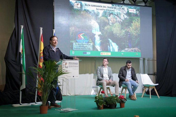 El presidente de la Junta, Guillermo Fernández Vara, en la FIO 2023.