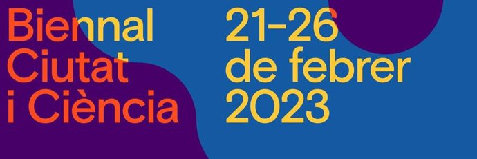 Cartel de la tercera edición de la Bienal Ciudad y Ciencia, celebrada entre Barcelona y Madrid