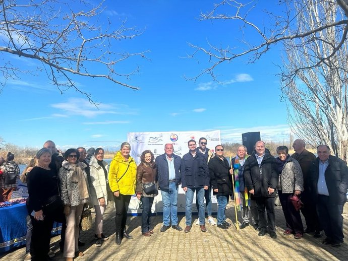 El portavoz del PP de C-LM, Santiago Serrano, en Las Herencias