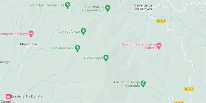 Archivo - Imagen del Pico Ocejón en Google Maps