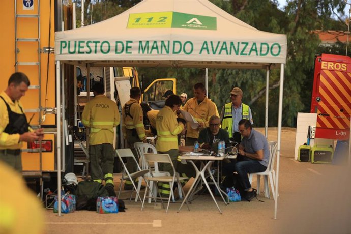 Archivo - Imagen de archivo de un Puesto de Mando Avanzado (PMA)