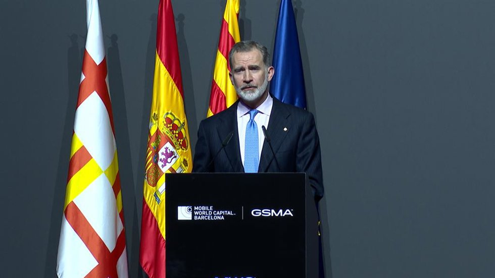 El Rey asegura que el MWC es un "creador vital" de crecimiento para Barcelona y