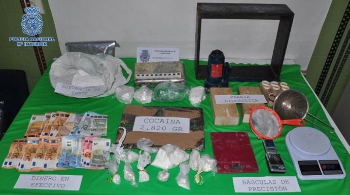 La Policía Nacional ha detenido en Ciudad Real a los tres máximos responsables de una organización criminal especializada en la distribución de cocaína en la capital.