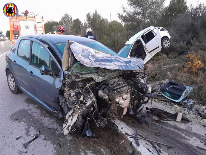 Vehículos accidentados en el siniestro
