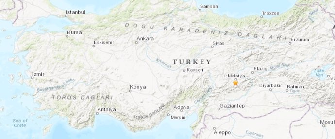 Terremoto de magnitud 5,6 en la escala abierta de Richter en el este de Turquía