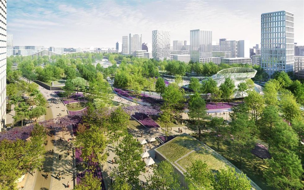Archivo - Parque Central en Madrid Nuevo Norte