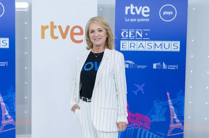 Archivo - La presidenta interina del Consejo de Administración de RTVE, Elena Sánchez Caballero,