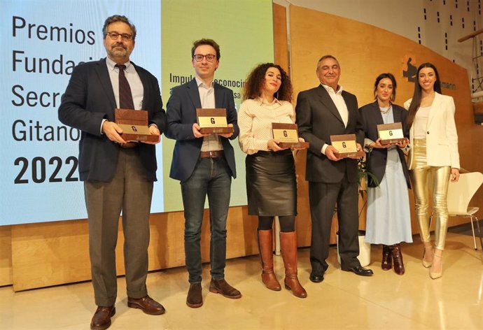 Galardonados con los Premios Fundación Secretariado Gitano 2022.