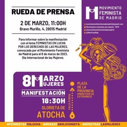 Convocatoria Movimiento Feminista de Madrid