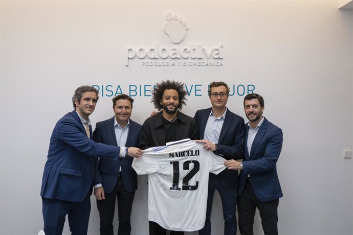 Marcelo apadrinó la inauguración de la nueva clínica de Podoactiva en Alcobendas (Madrid).