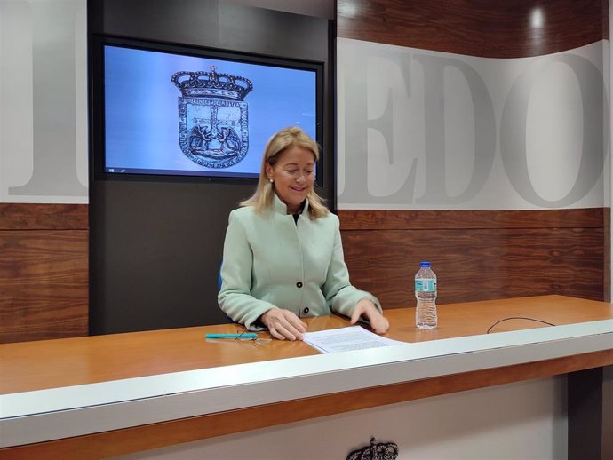 La portavoz de Vox en el Ayuntamiento de Oviedo, Cristina Coto.