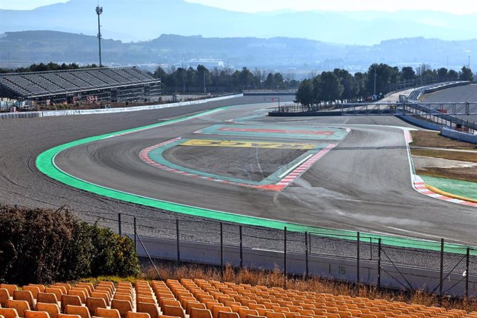 El Circuit de Barcelona-Catalunya, con el trazado original y el de la chicane usado por la F1 hasta 2022