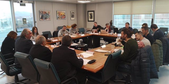 Reunión de la Mesa Sectorial de Educación, este lunes.