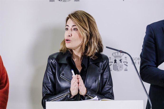 La ministra de Transportes, Movilidad y Agenda Urbana, Raquel Sánchez