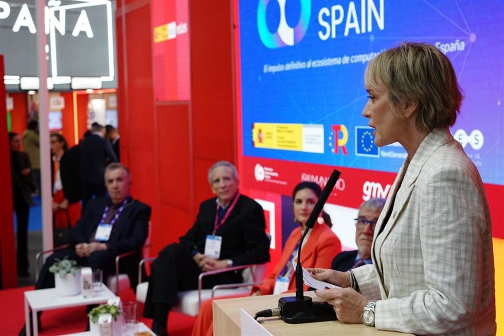 La secretaria de Estado de Digitalización e Inteligencia Artificial, Carme Artigas, presenta el primer supercomputador del sur de Europa