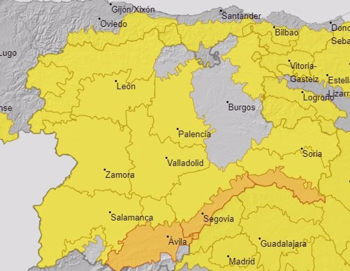 Los Avisos Por Frío Se Mantienen Este Martes En Todas Las Provincias De Cyl Con Riesgo Por 4132