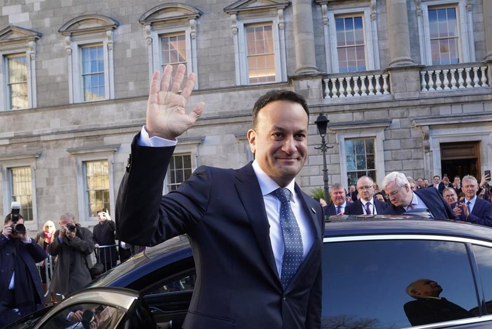 Archivo - El primer ministro de Irlanda, Leo Varadkar