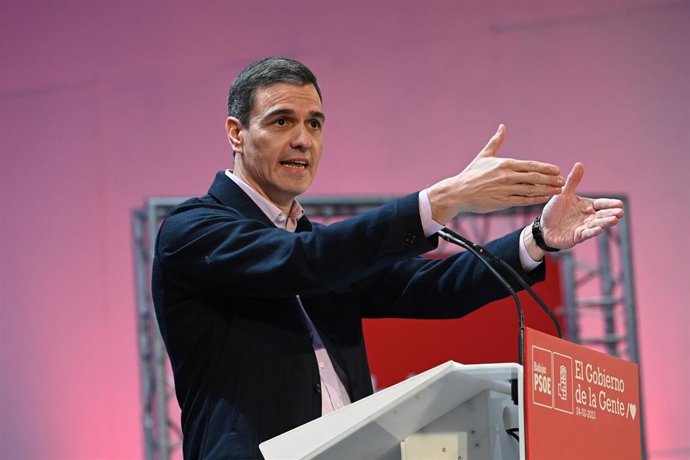 El secretario general del PSOE y presidente del Gobierno, Pedro Sánchez