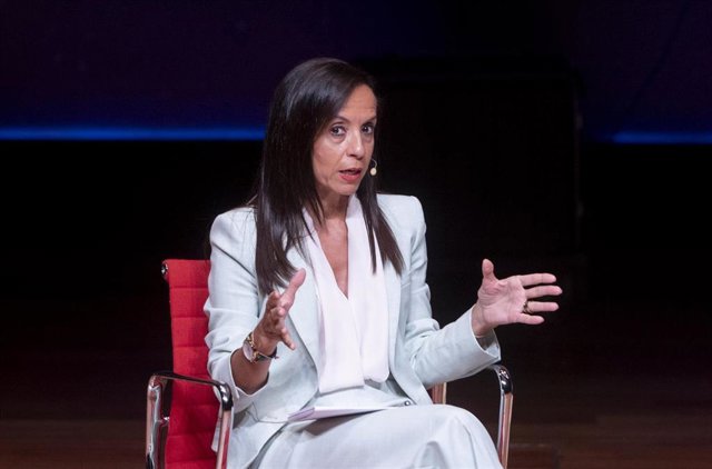 Archivo - La presidenta de Redeia, Beatriz Corredor