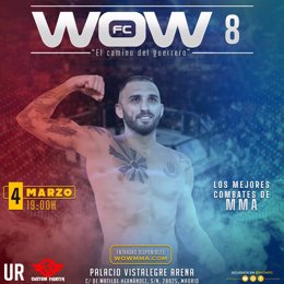 El Palacio de Vistalegre acoge WOW 8, la octava edición de las veladas profesionales de MMA