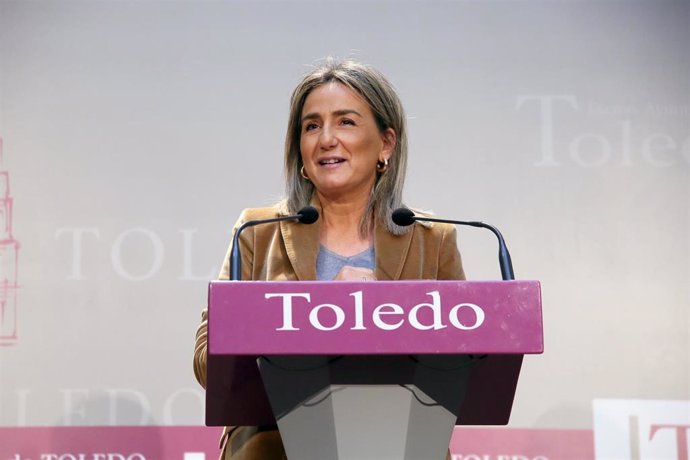 Archivo - La alcaldesa de Toledo, Milagros Tolón.