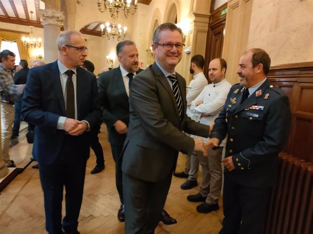 Duerñas a su llegada al Foro de La Gaceta de Salamanca.