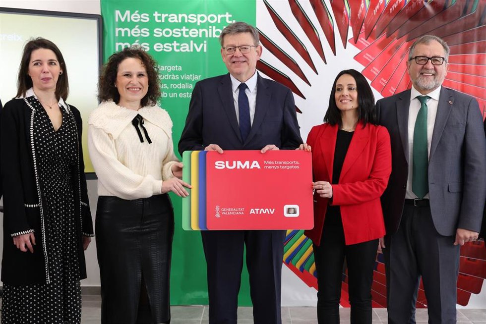 Presentación de la ampliación de la tarjeta SUMA a Cercanías de Renfe para Castellón y Valencia