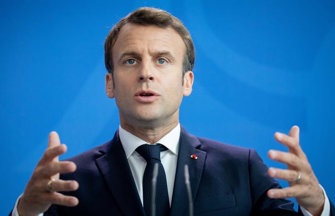 Archivo - El president de Frana, Emmanuel Macron