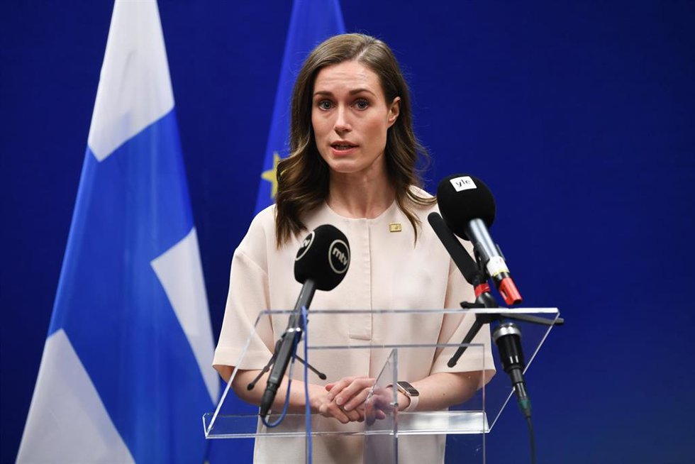 Archivo - La primera ministra de Finlandia, Sanna Marin.