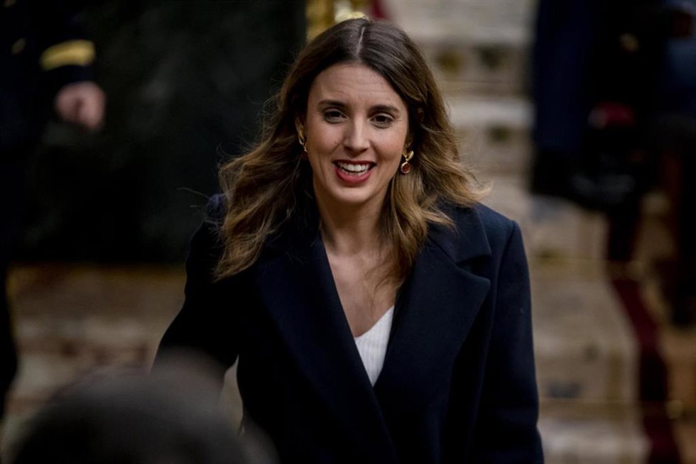 La ministra de Igualdad, Irene Montero