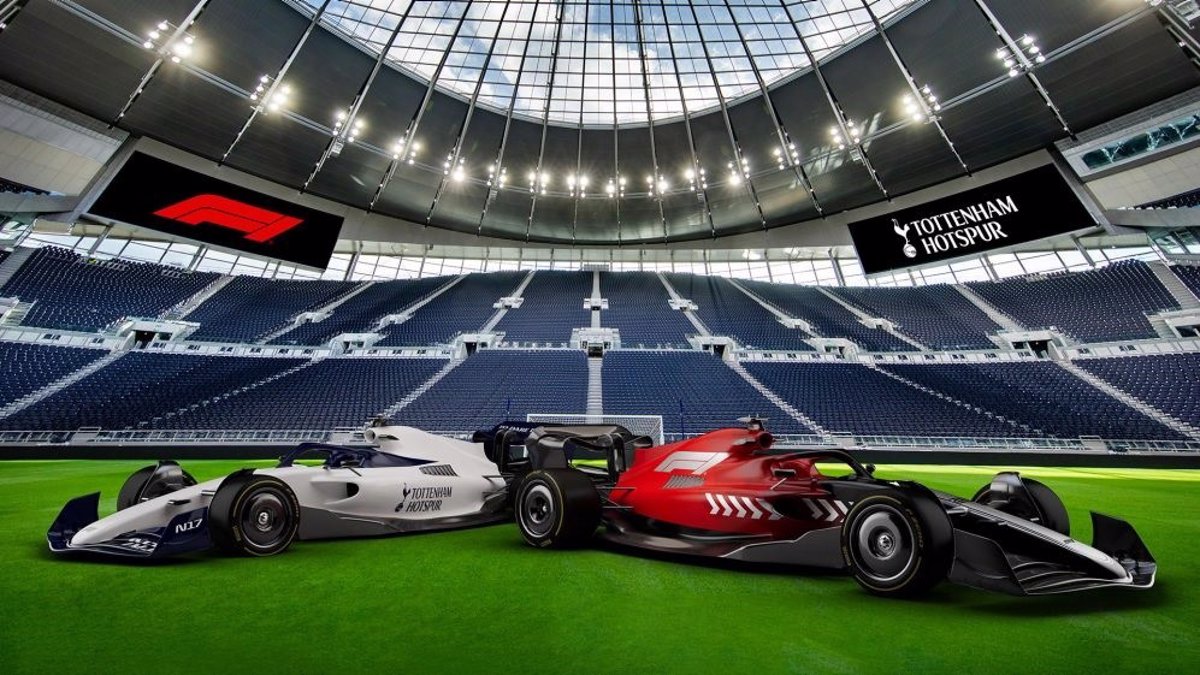 Tottenham is teaming up with Formula 1 to build a mini-car racing track at its stadium
