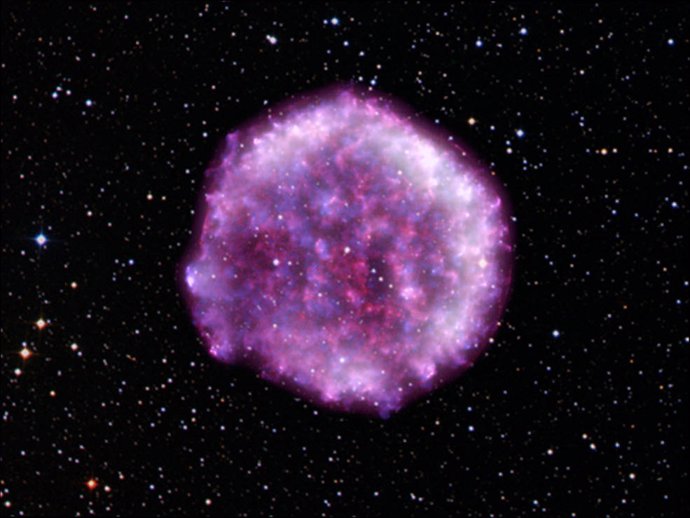 Utilizando datos del Explorador de Polarimetría de Rayos X por Imágenes (IXPE) de la NASA, investigadores han descubierto nueva información sobre el remanente de supernova Tycho, una estrella cuya explosión se vió en la Tierra en 1572