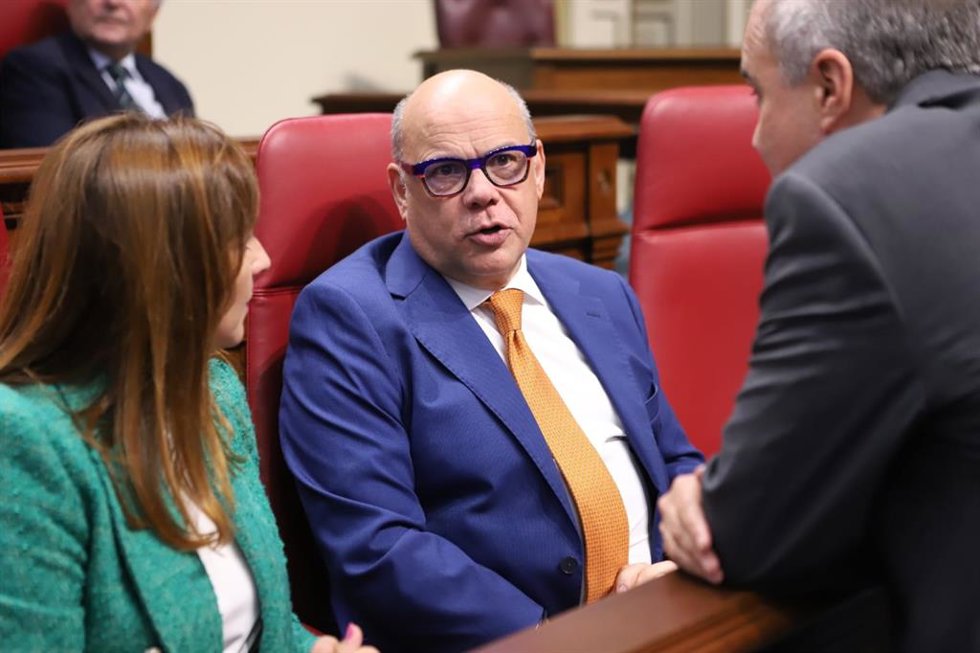 El portavoz del Grupo Nacionalista Canario, José Miguel Barragán