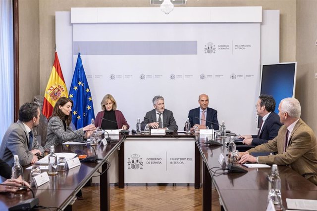 Reunión de los ministros del Interior y Justicia con el fiscal general del Estado sobre la lucha contra el narcotráfico en Campo de Gibraltar.
