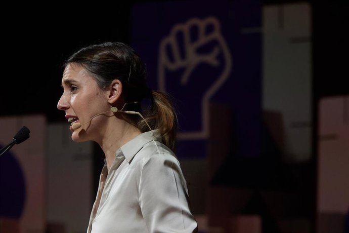 La ministra de Igualdad, Irene Montero