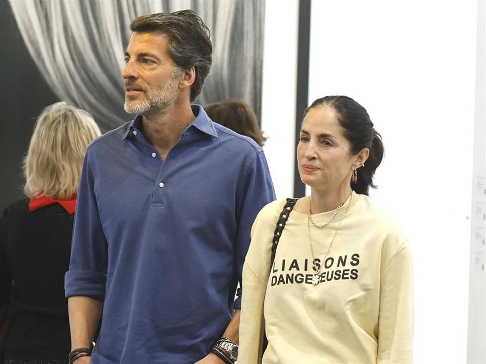 Carolina Adriana Herrera y su nueva ilusión, Pedro de Noronha, en ARCO