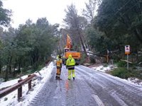Continúa el rescate de personas aisladas en Cúber, la Font del Noguer y sa Calobra por la borrasca