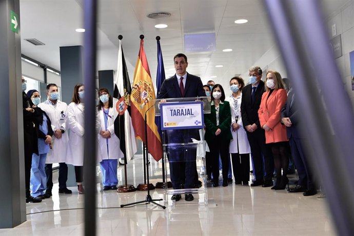 El presidente del Gobierno, Pedro Sánchez, inaugura el Centro de Salud Tarajal, a 1 de marzo de 2023, en Ceuta (España).