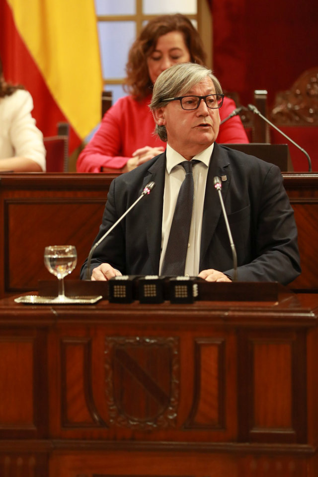 El presidente del Parlament, Vicenç Thomas. 