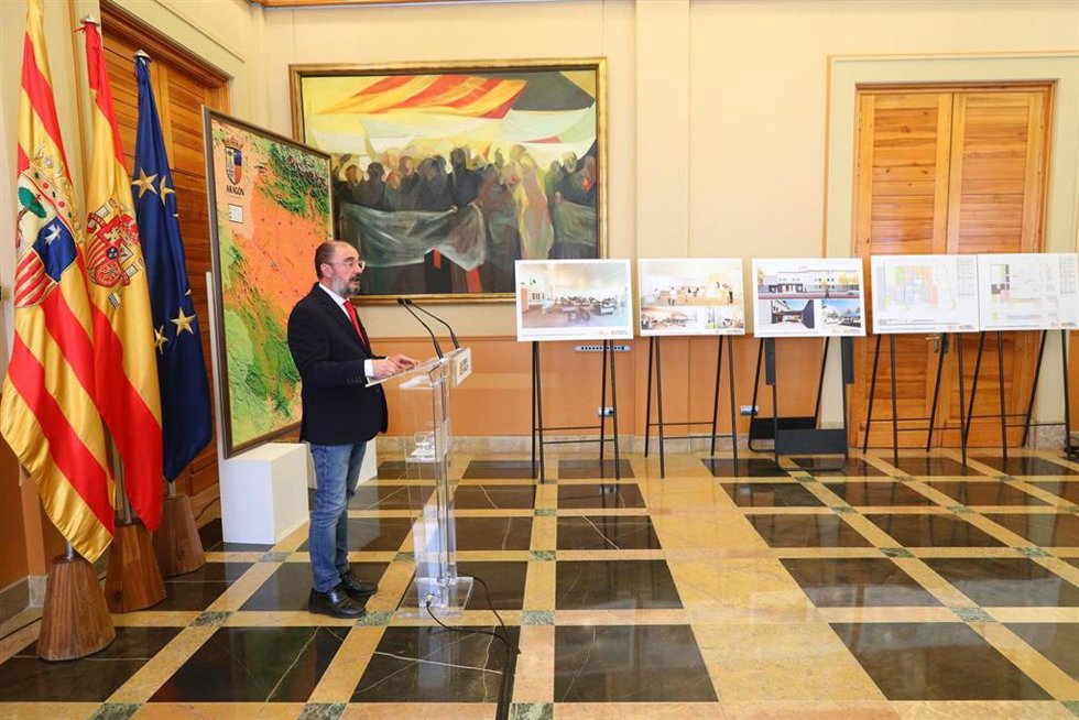 El presidente del Gobierno de Aragón, Javier Lambán.