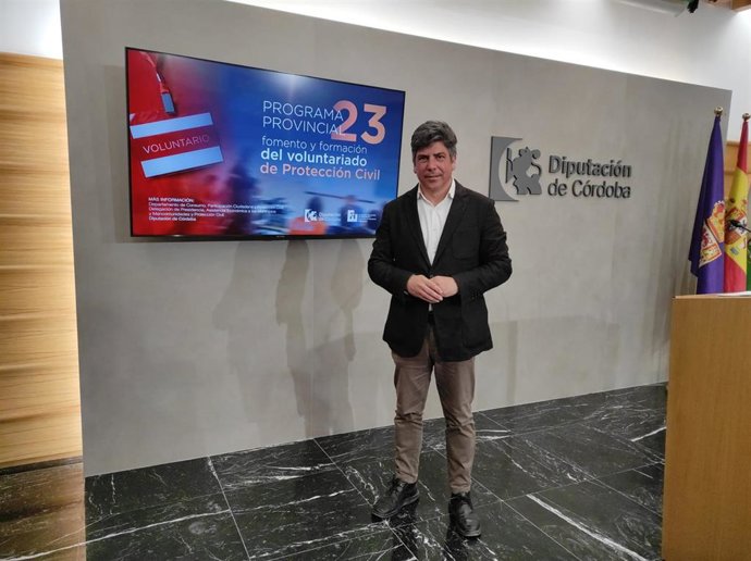 El delegado de Presidencia, Asistencia Económica a los Municipios y Mancomunidades y Protección Civil de la Diputación de Córdoba, Rafael Llamas.