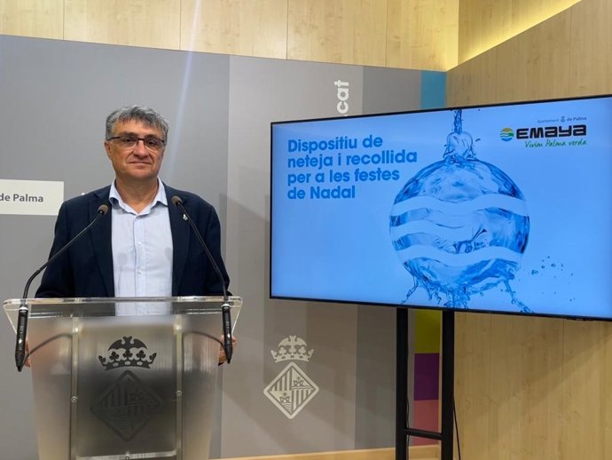 Archivo - El presidente de Emaya, Ramón Perpiny, en una rueda de prensa. 