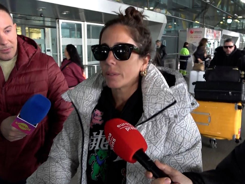Anabel Pantoja a su regreso a Madrid tras acompañar a su tía Isabel Pantoja durante su gira por América