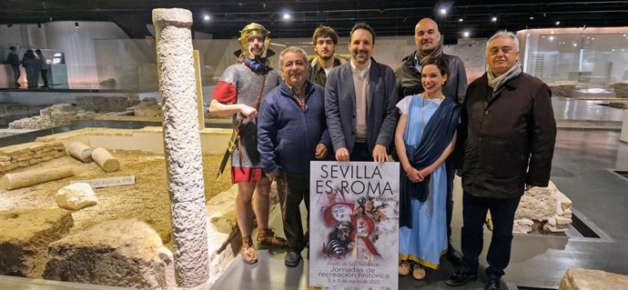 Presentación del evento 'Sevilla est Roma', que impulsa el Ayuntamiento de Sevilla, en Metropol Parasol.