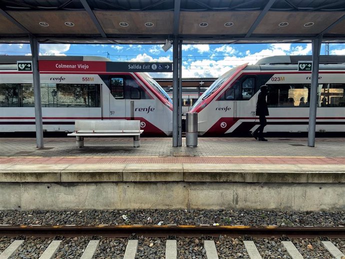 Archivo - Estación de Renfe de Colmenar Viejo, en Colmenar Viejo