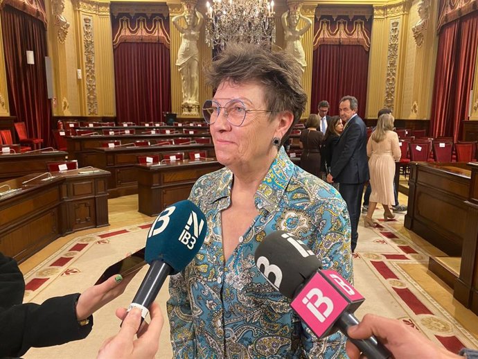 La coordinadora autonómica de Podemos Baleares, Antnia Jover.