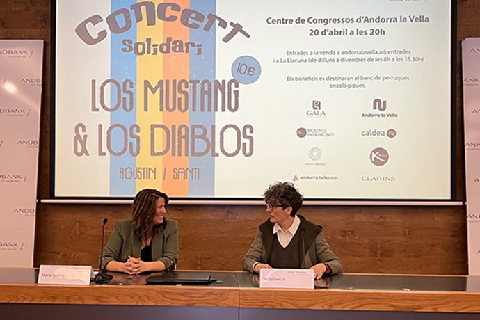 Presentació del concert solidari organitzat per Andbank