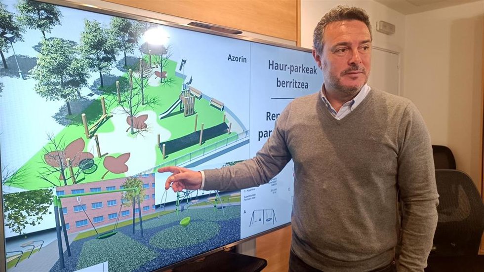El concejal de Obras y Servicios para los barrios y la ciudad, Jon Andoni Uria.