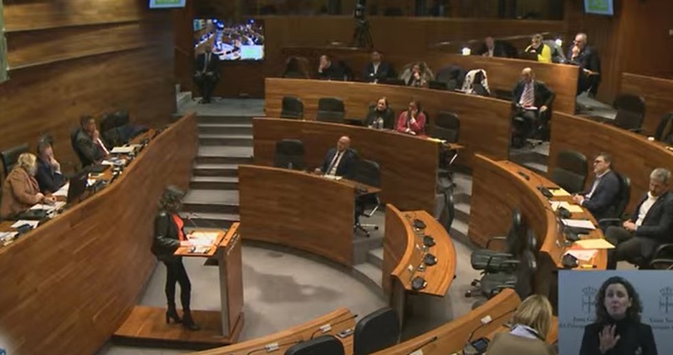 Pleno de la Junta General del Principado de Asturias